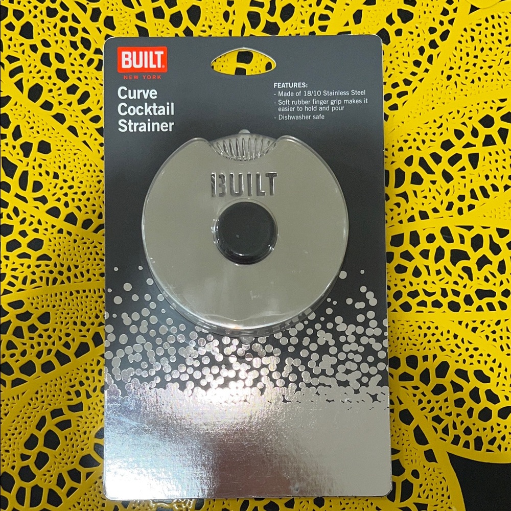 Built New York Stainless Steel Cocktail Strainer